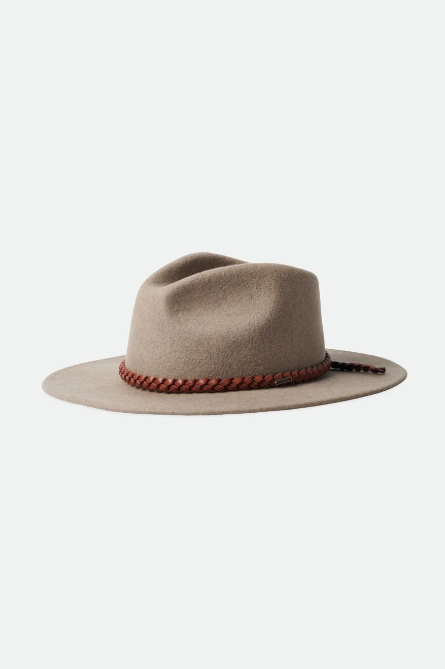 Brixton Messer Western Fedora フェドーラ レディース ベージュ | HVEUQ5642