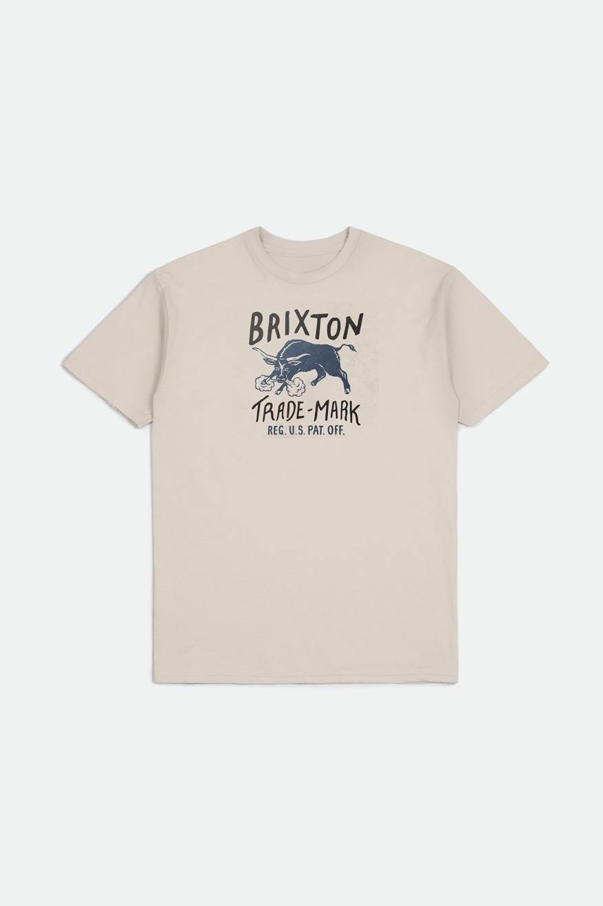 Brixton Roxboro S/S Standard トップス メンズ Weiß | DWPVK0248