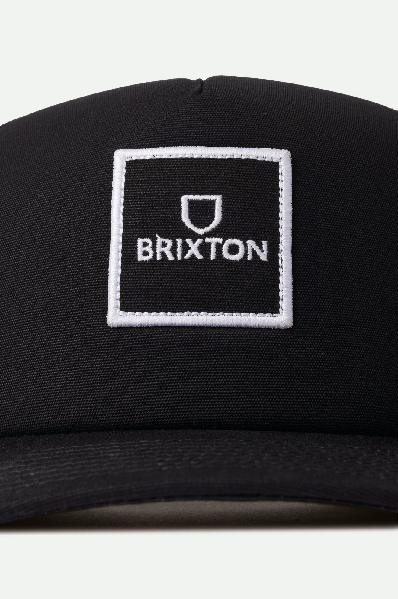 Brixton Alpha Block NetPlus MP Trucker Hat キャップ メンズ 黒 | TAYDK3647