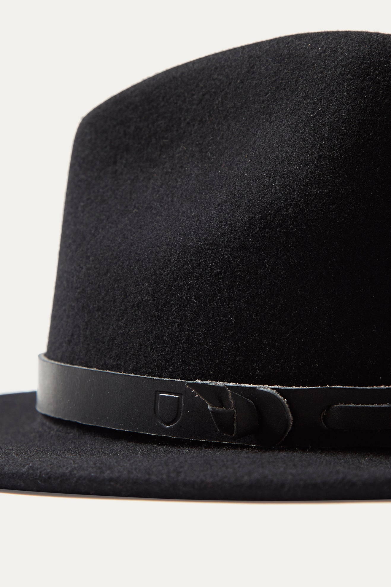 Brixton Artifact レザー Adjustable Hat Band アクセサリー ユニセックす 黒 | FGJWE1864