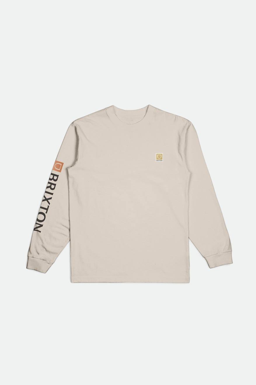 Brixton Beta II L/S Standard トップス メンズ Weiß | GJEPN3560