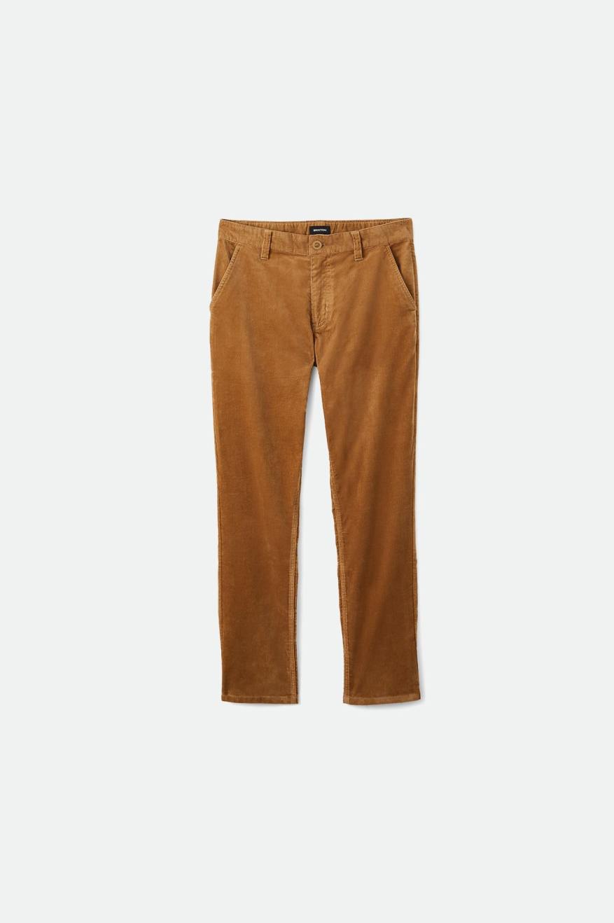 Brixton Choice Chino Regular ズボン メンズ カーキ | DMPRQ0416