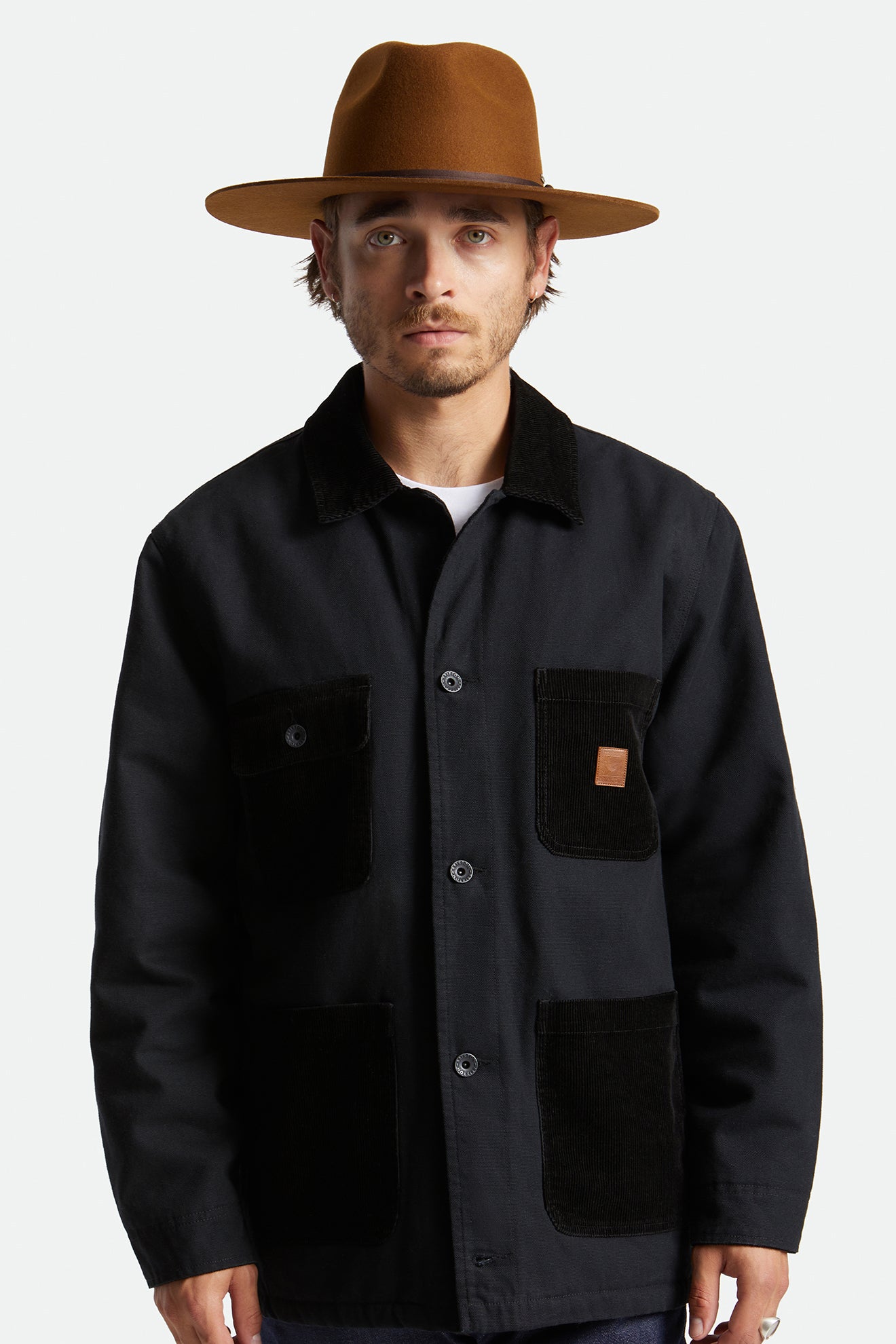 Brixton Cohen Cowboy Hat ハット レディース コー​​ヒー | QRPEO8096