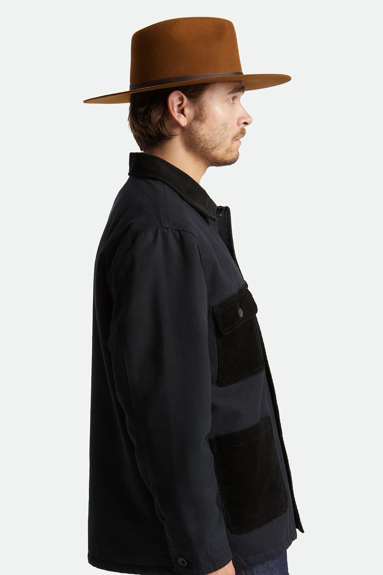 Brixton Cohen Cowboy Hat ハット レディース コー​​ヒー | QRPEO8096