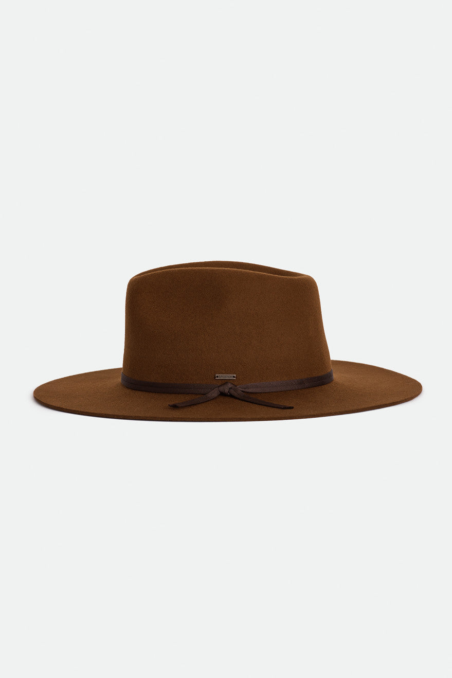 Brixton Cohen Cowboy Hat ハット レディース コー​​ヒー | QRPEO8096