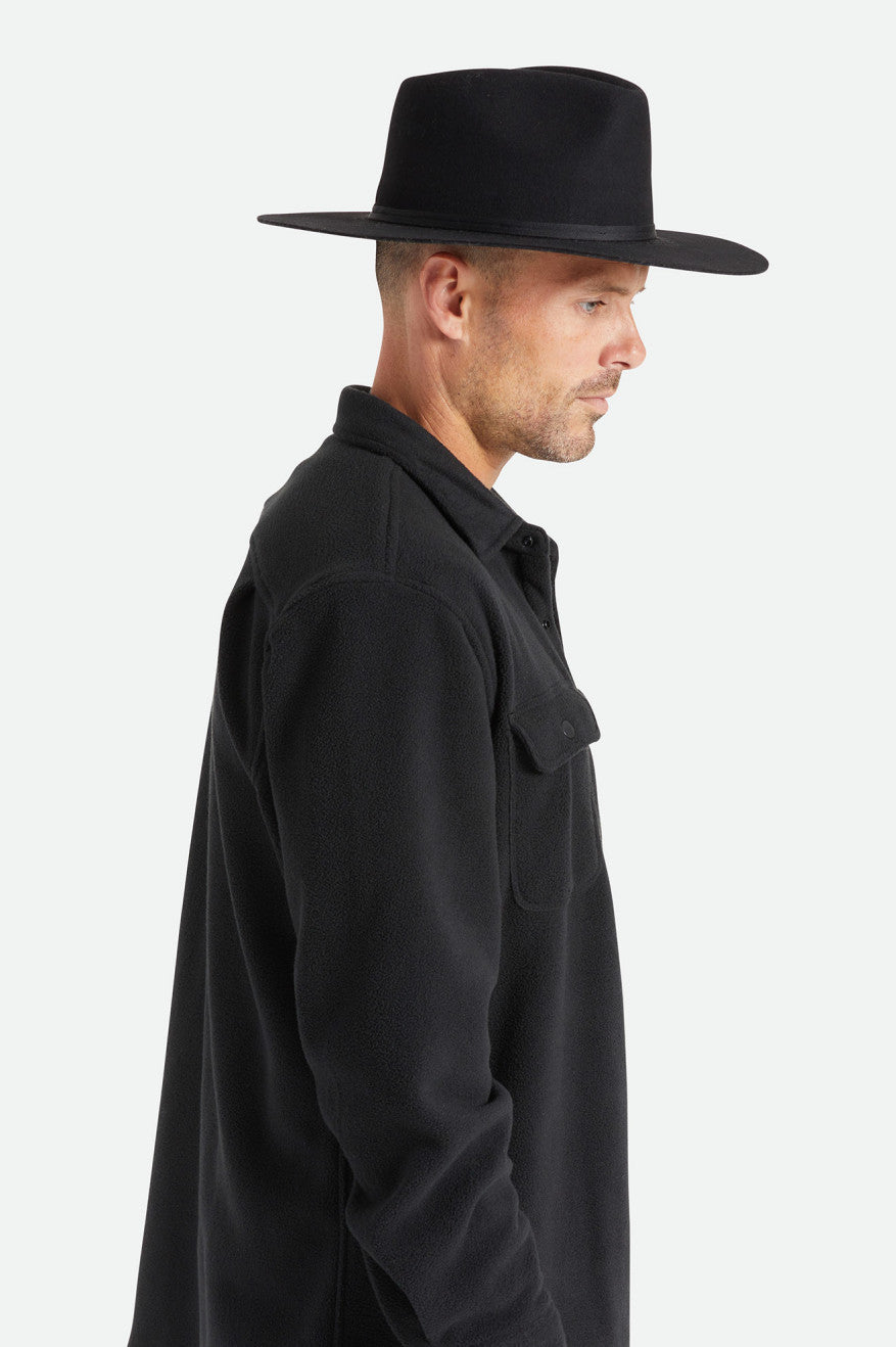 Brixton Cohen Cowboy Hat ハット レディース 黒 | BAFGY8961