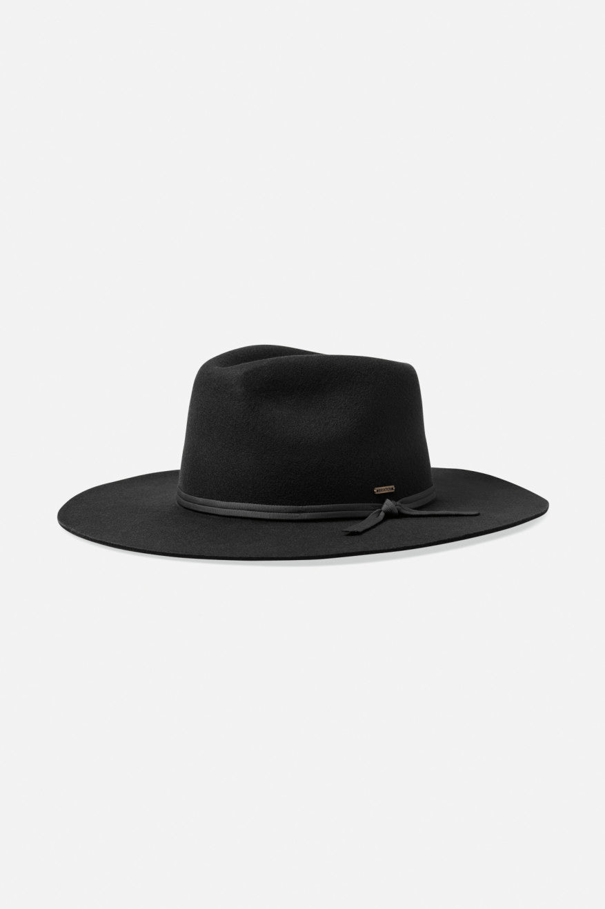 Brixton Cohen Cowboy Hat ハット レディース 黒 | BAFGY8961