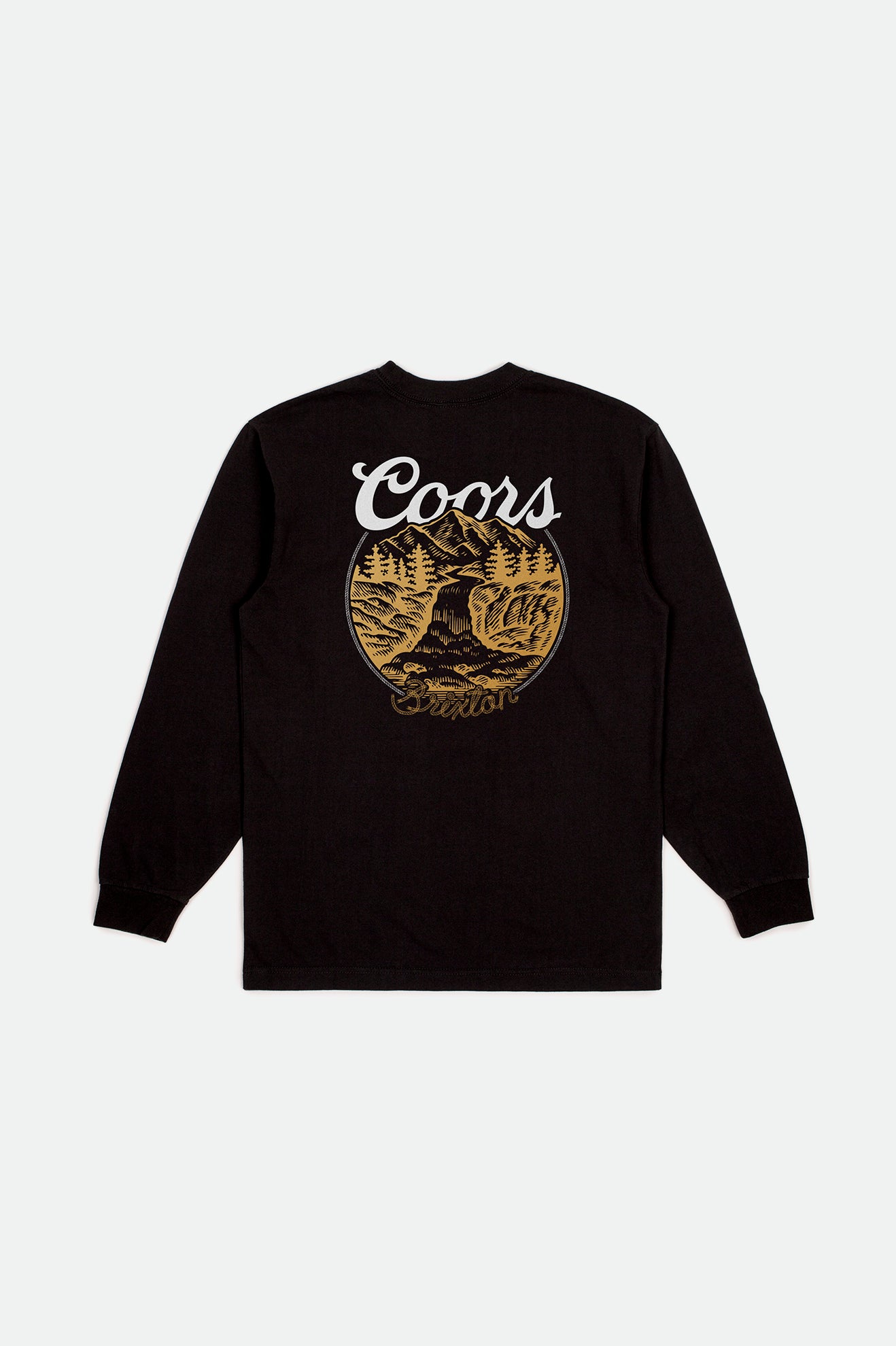 Brixton Coors Rocky L/S Standard トップス メンズ 黒 | TYRCI6203