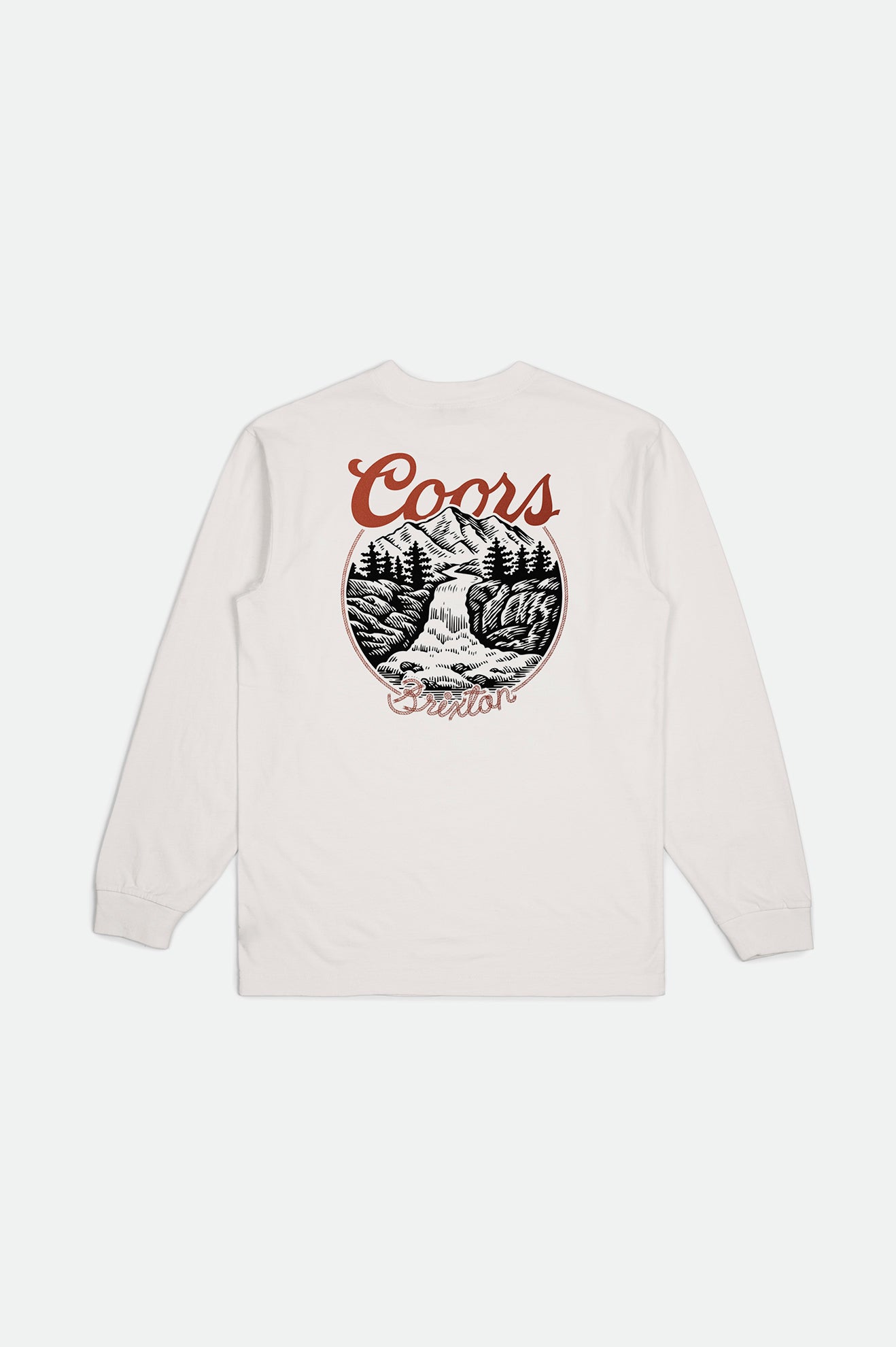 Brixton Coors Rocky L/S Standard トップス メンズ 白 | WNFLH2168