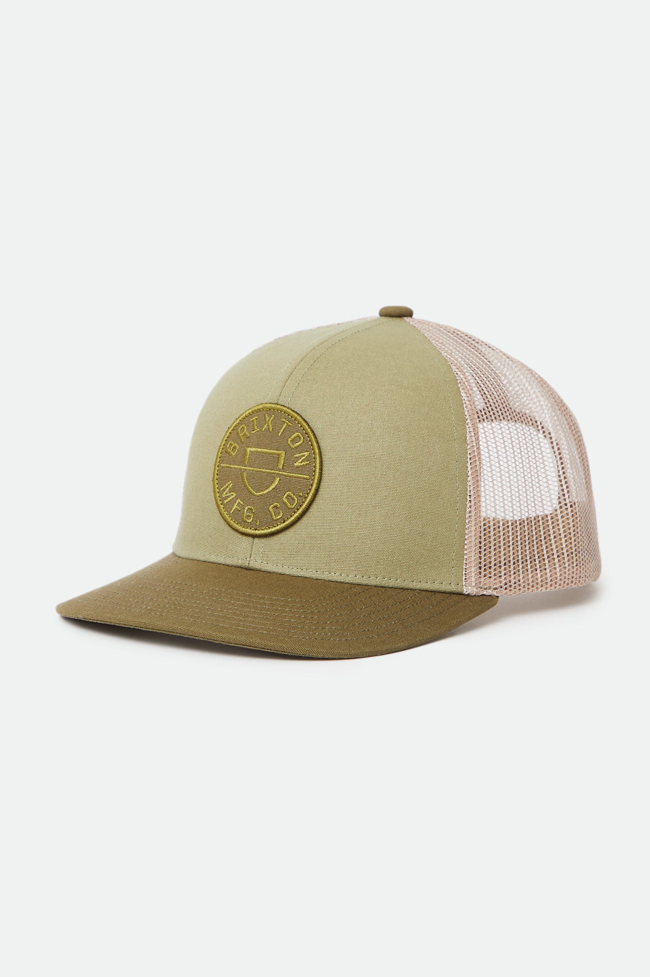 Brixton Crest NetPlus MP Mesh Cap キャップ メンズ オリーブ | PYMRE6135