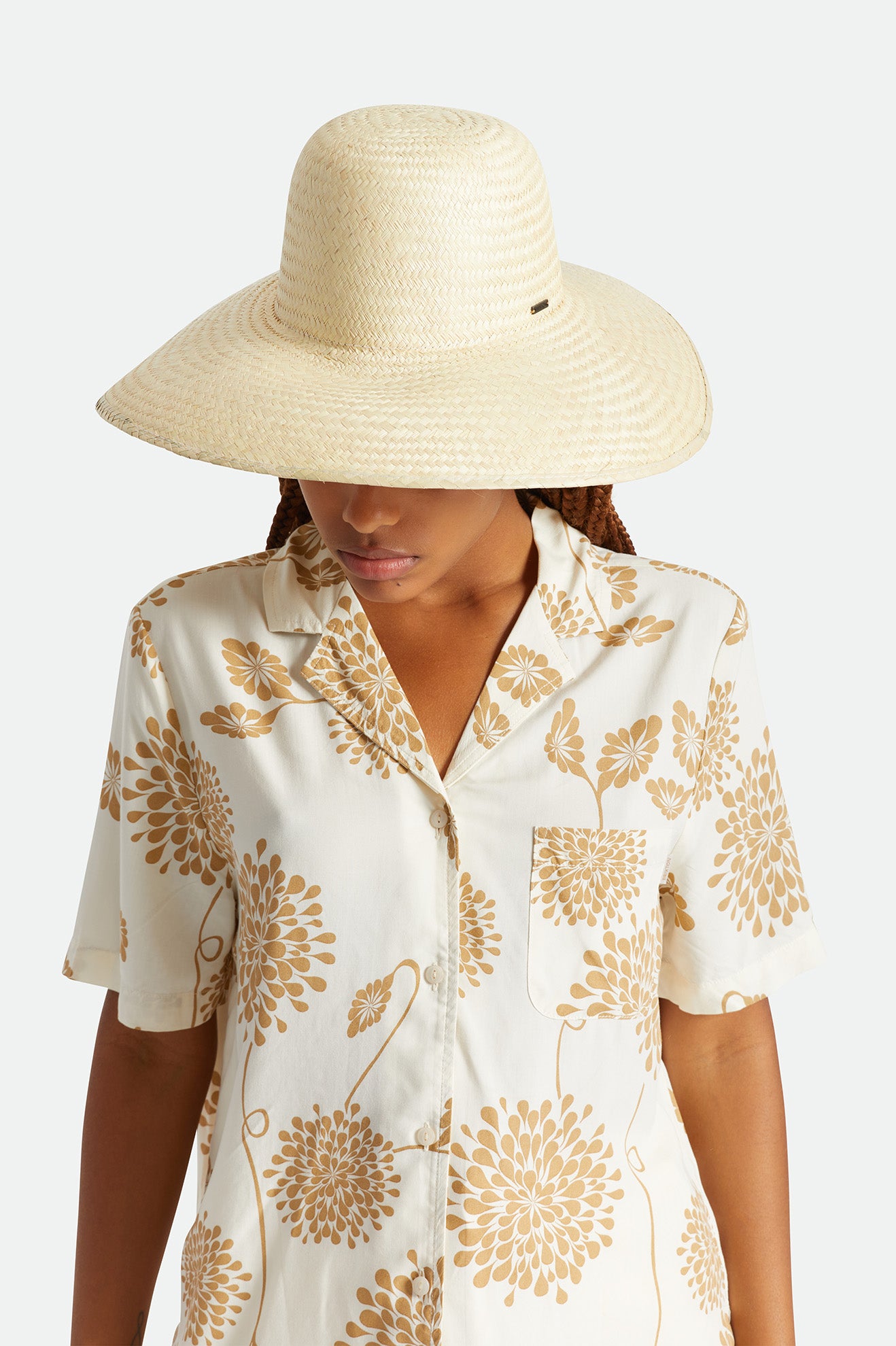 Brixton Janae Sun Hat ハット レディース ベージュ | RHJVA3915