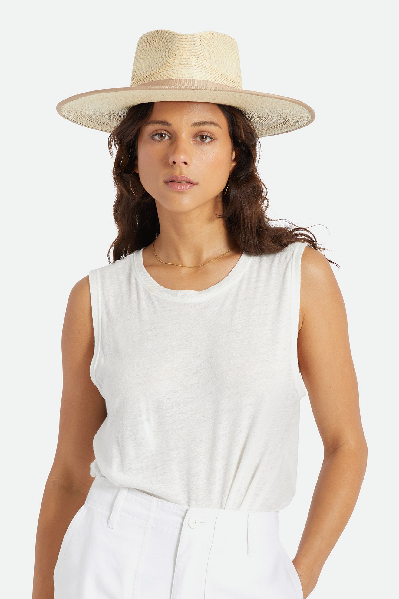 Brixton Jo Straw Rancher Hat ハット レディース ベージュ | GHJOM8352