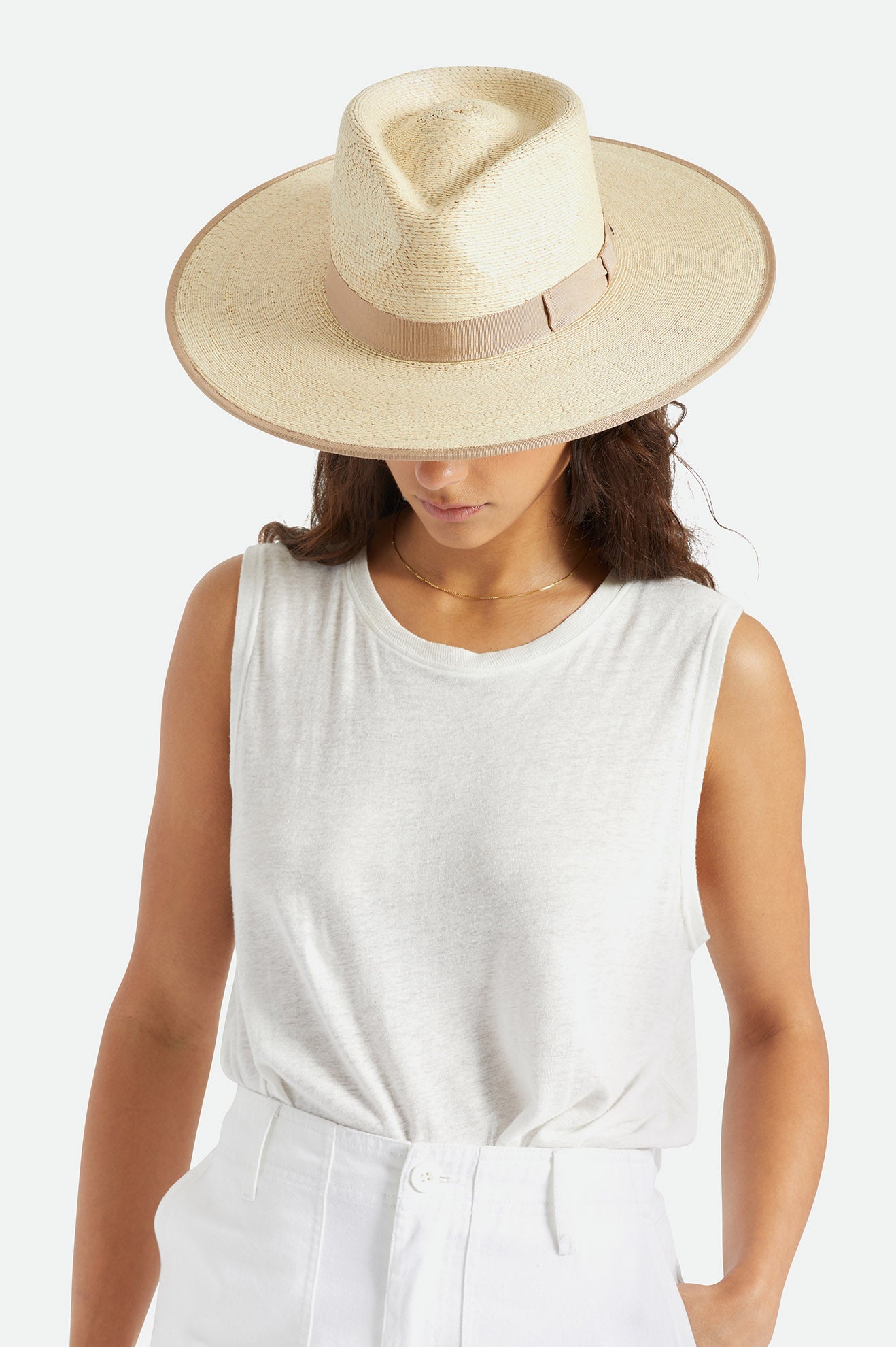 Brixton Jo Straw Rancher Hat ハット レディース ベージュ | GHJOM8352