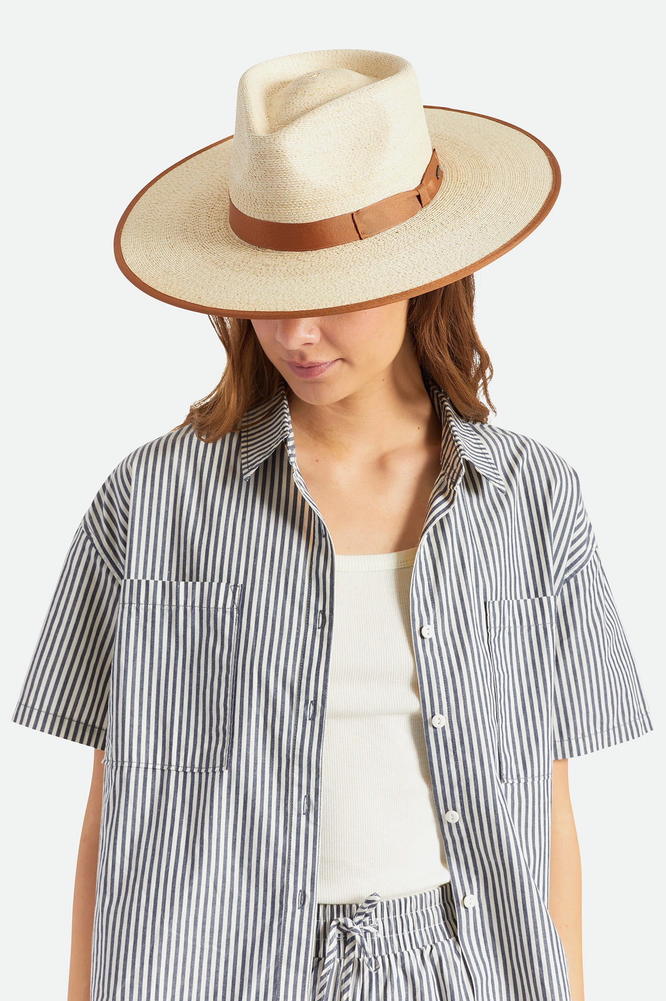 Brixton Jo Straw Rancher Hat ハット レディース ベージュ | GHYLA1283