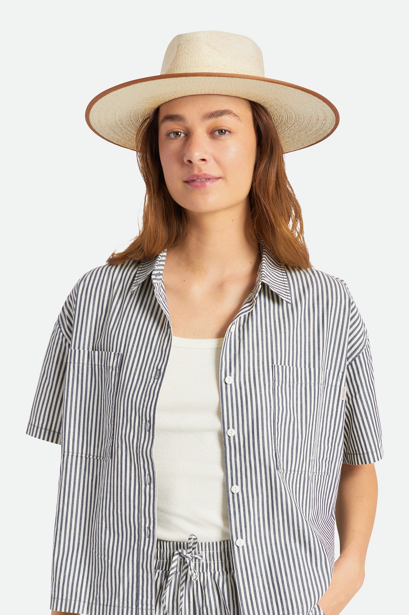 Brixton Jo Straw Rancher Hat ハット レディース ベージュ | GHYLA1283