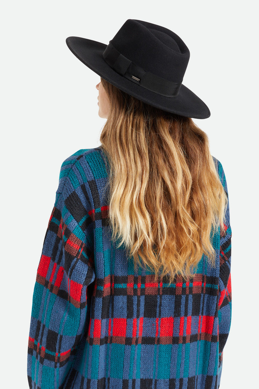 Brixton Joanna Felt Hat ハット レディース 黒 | PQIVS2568