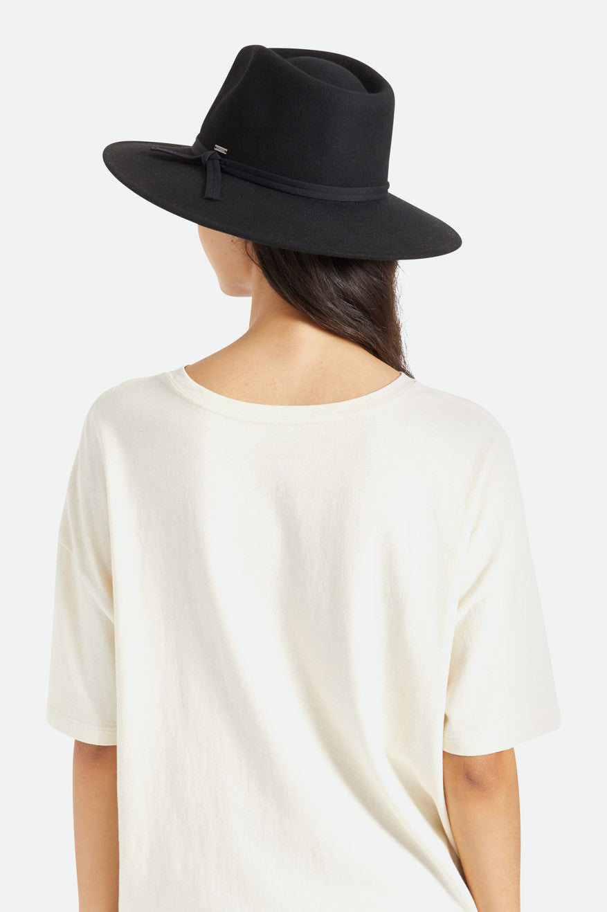 Brixton Joanna Felt Packable Hat ハット レディース 黒 | HXKDN3591