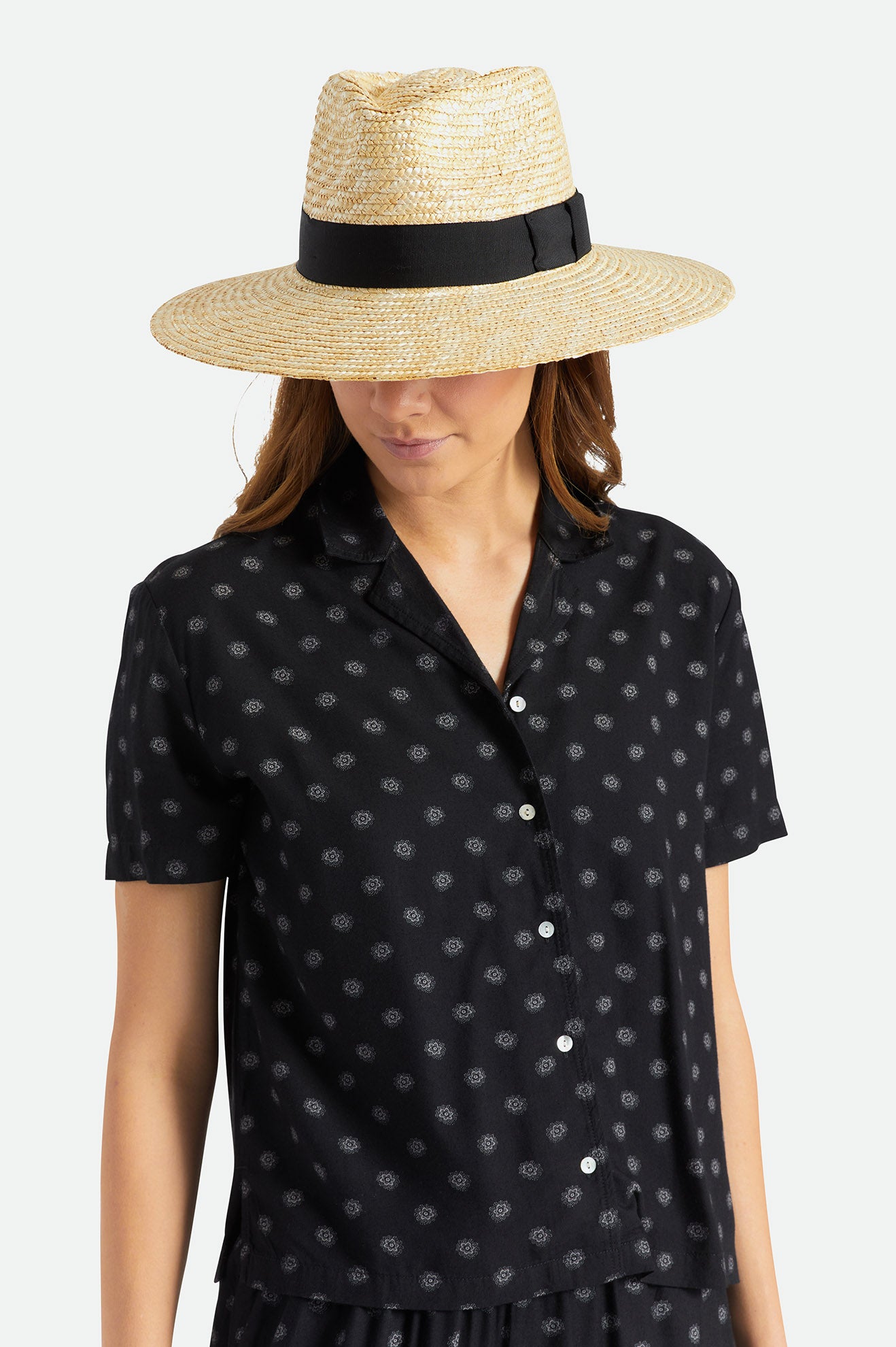 Brixton Joanna Hat フェドーラ レディース オレンジ | UITOB3716