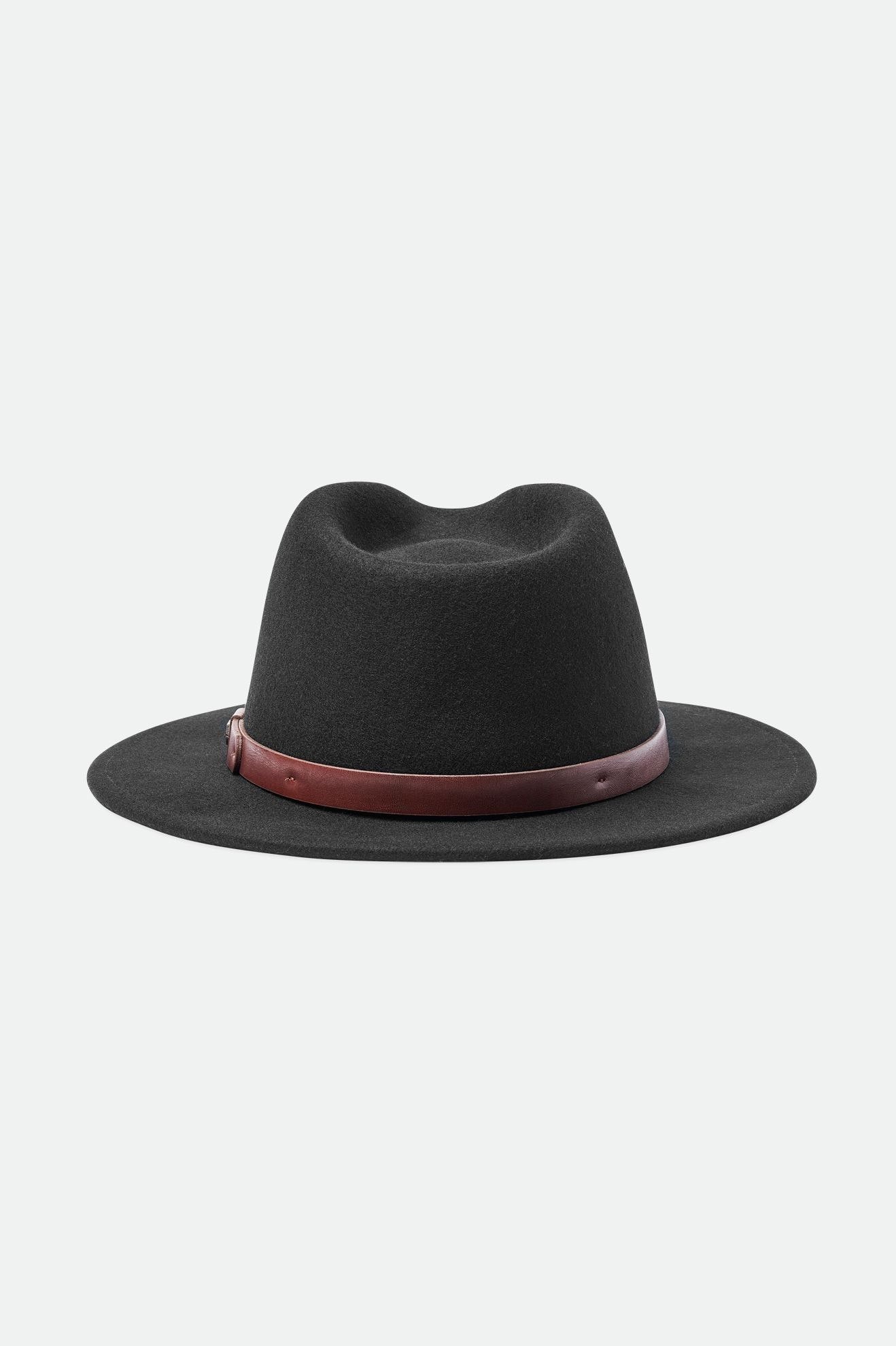 Brixton Messer Fedora フェドーラ レディース 黒 | BSENW0231