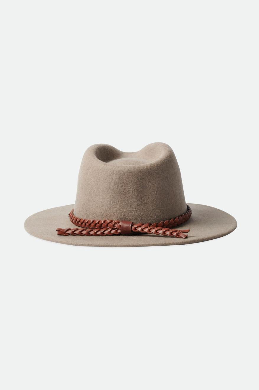 Brixton Messer Western Fedora フェドーラ レディース ベージュ | HVEUQ5642