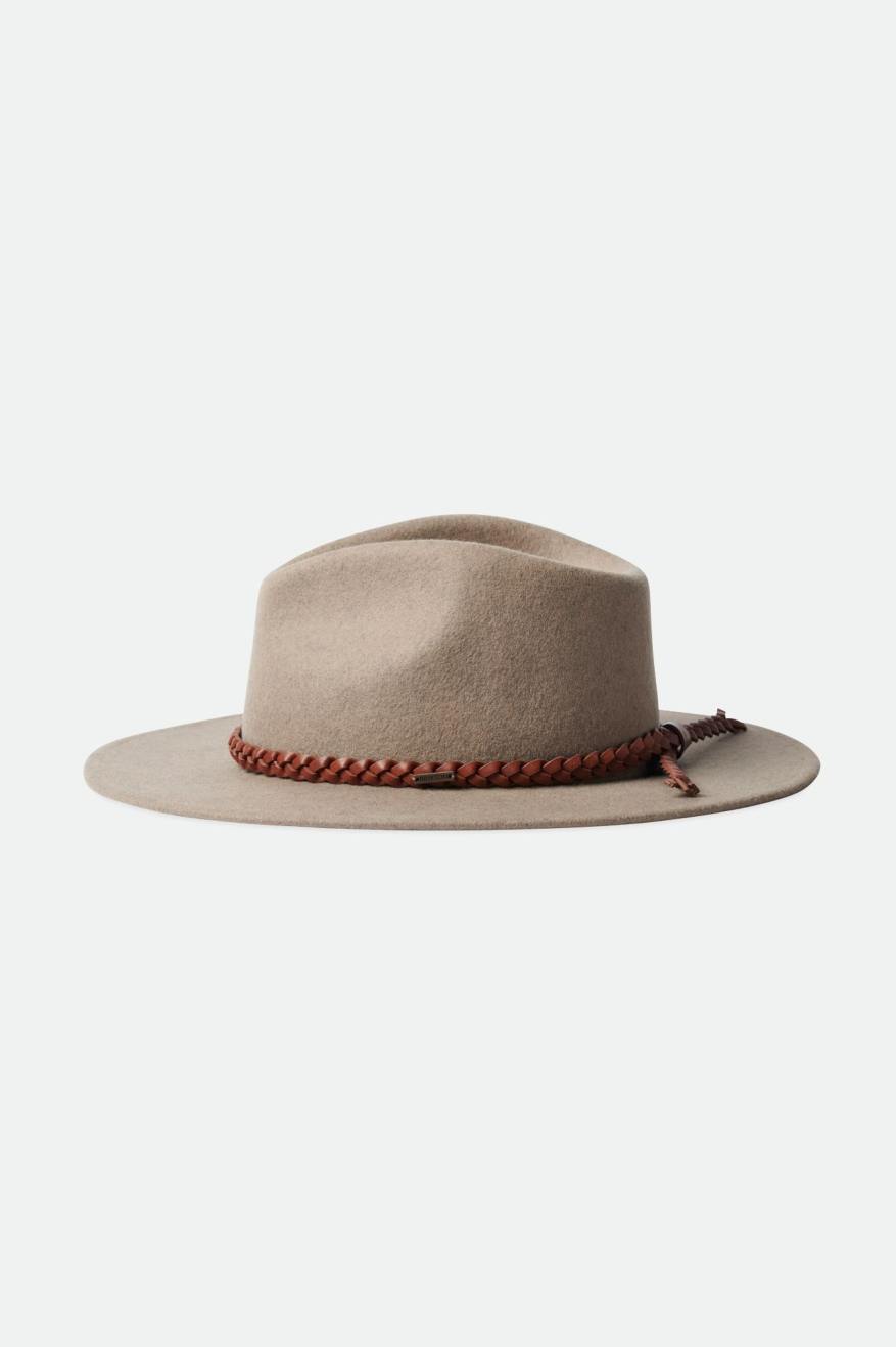 Brixton Messer Western Fedora フェドーラ レディース ベージュ | HVEUQ5642