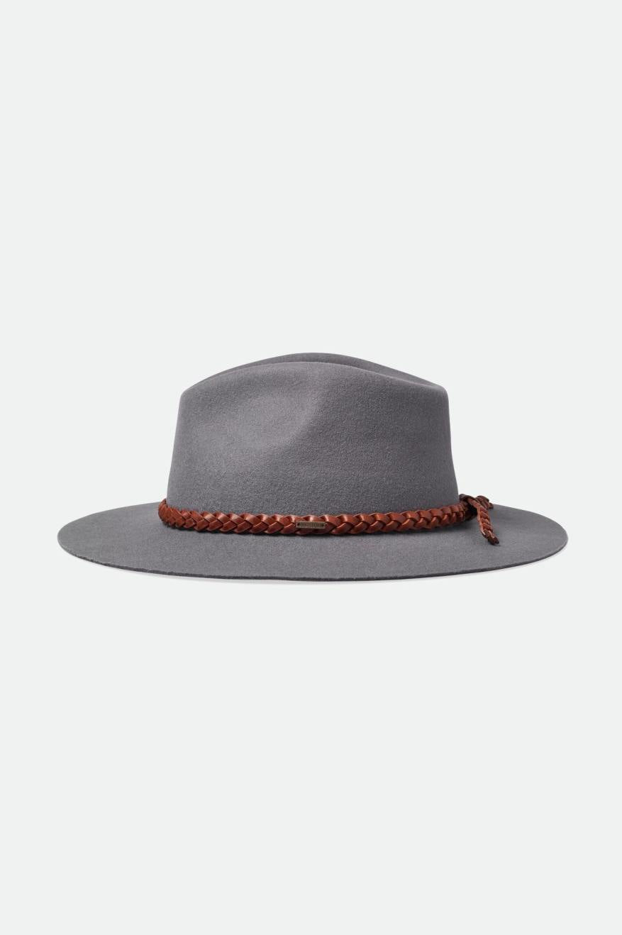 Brixton Messer Western Fedora フェドーラ レディース グレー | IMCTN1824