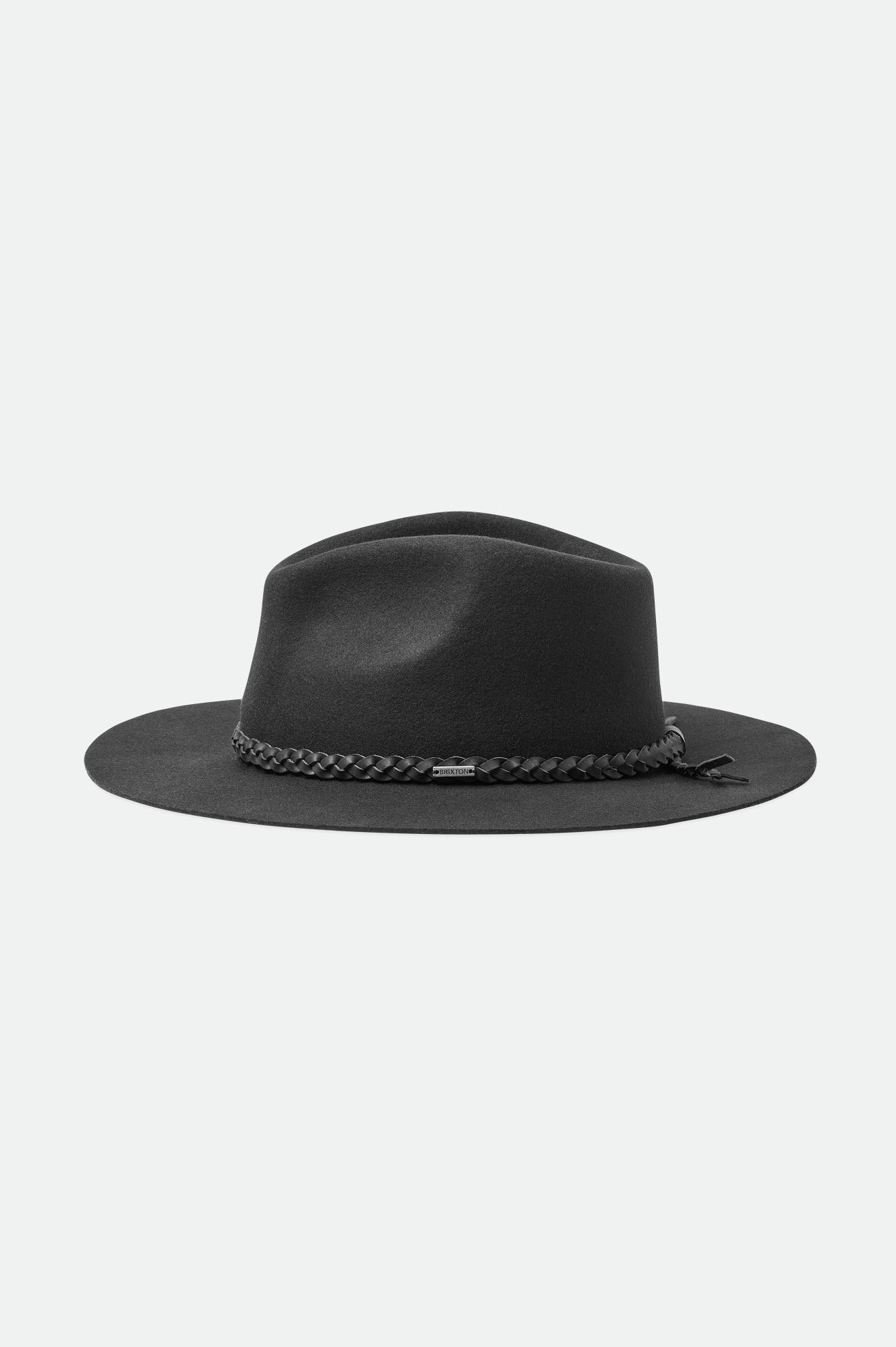 Brixton Messer Western Fedora フェドーラ レディース 黒 | WIHFU5938