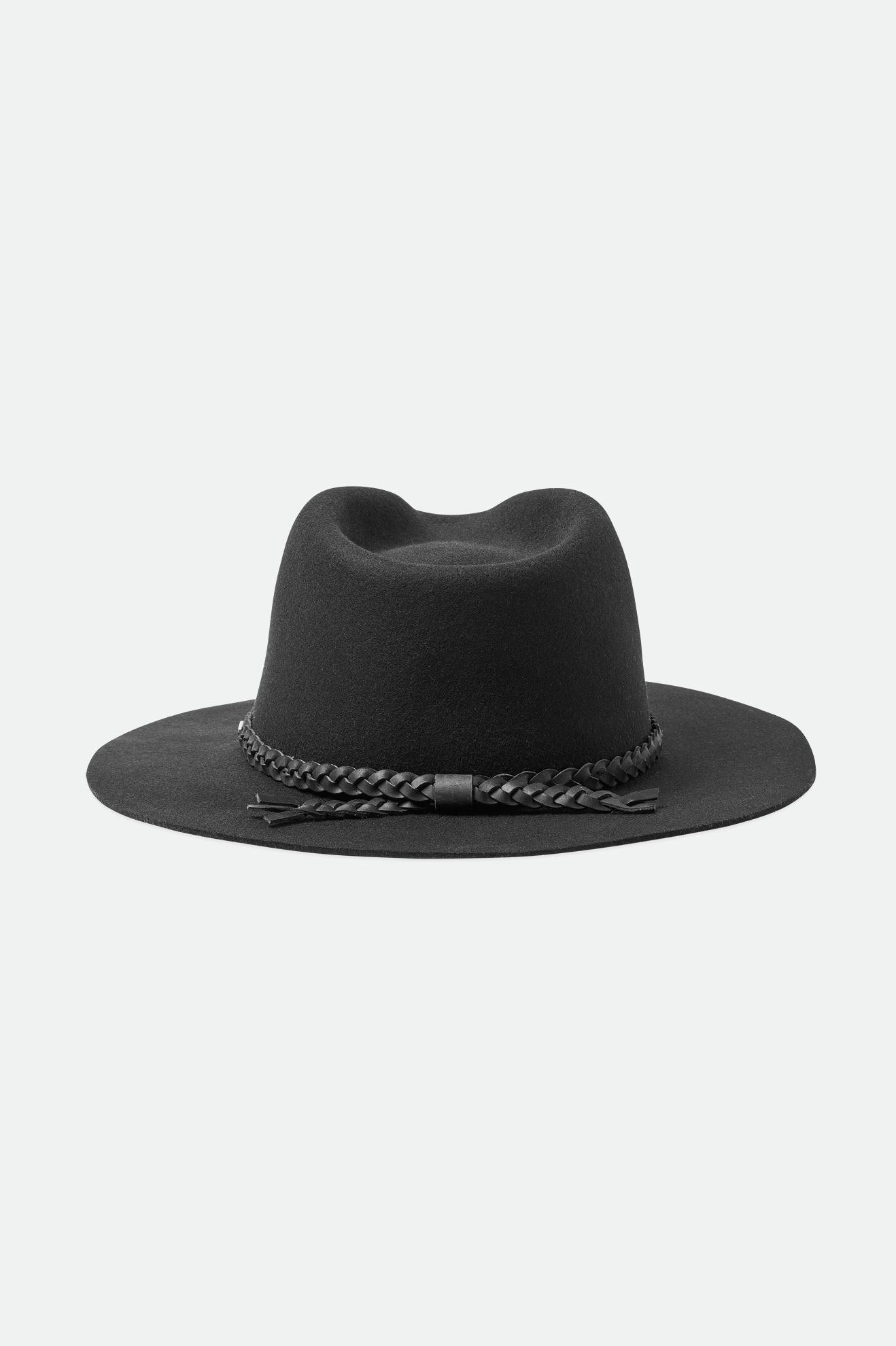 Brixton Messer Western Fedora フェドーラ レディース 黒 | WIHFU5938