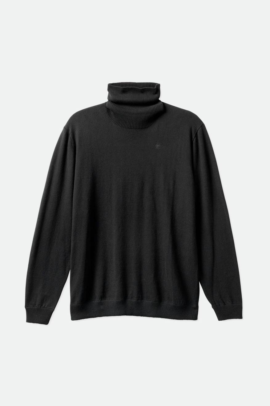 Brixton Reserve Cashmere L/S Turtleneck ニットウェア メンズ 黒 | NXMQI4981