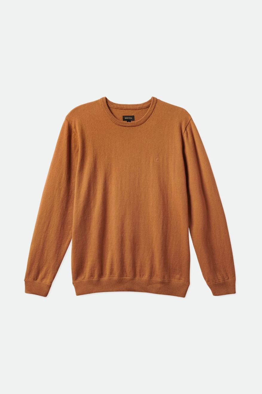 Brixton Reserve Cashmere Sweater ニットウェア メンズ ブラウン | YDAVX9348