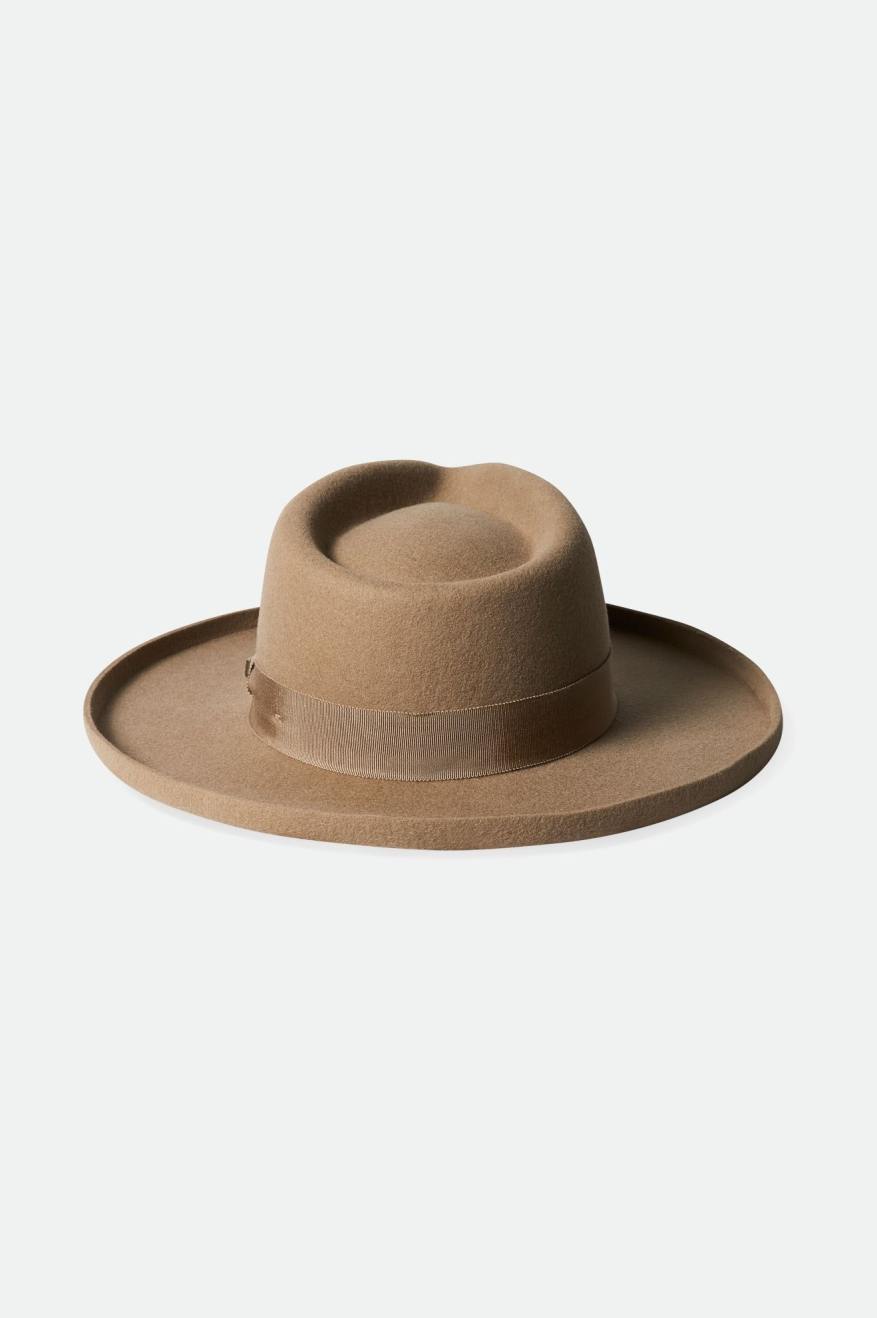 Brixton Victoria Felt Fedora フェドーラ レディース ブラウン | ALTDX1498