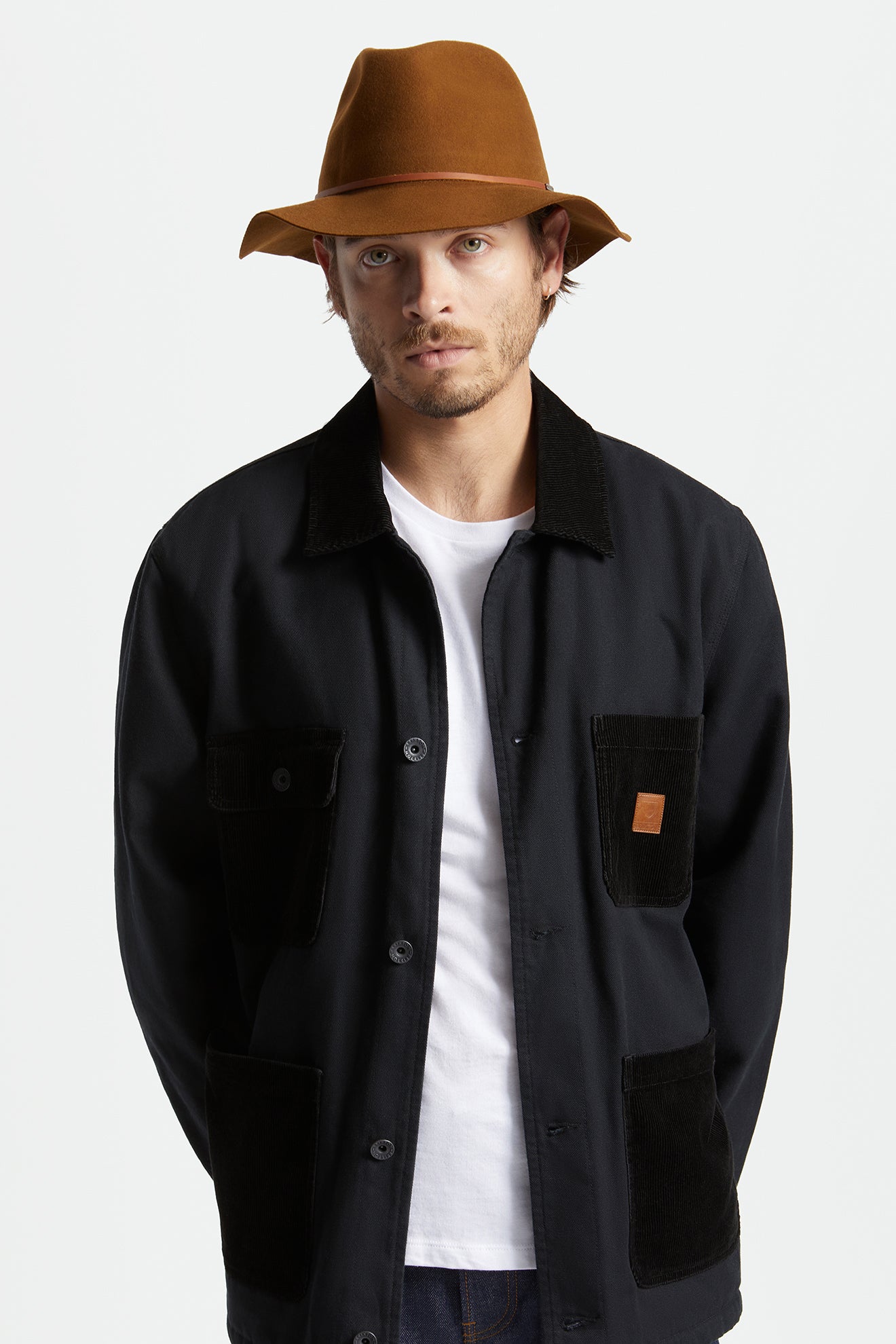 Brixton Wesley Packable Fedora フェドーラ レディース コー​​ヒー | BCLNI3184