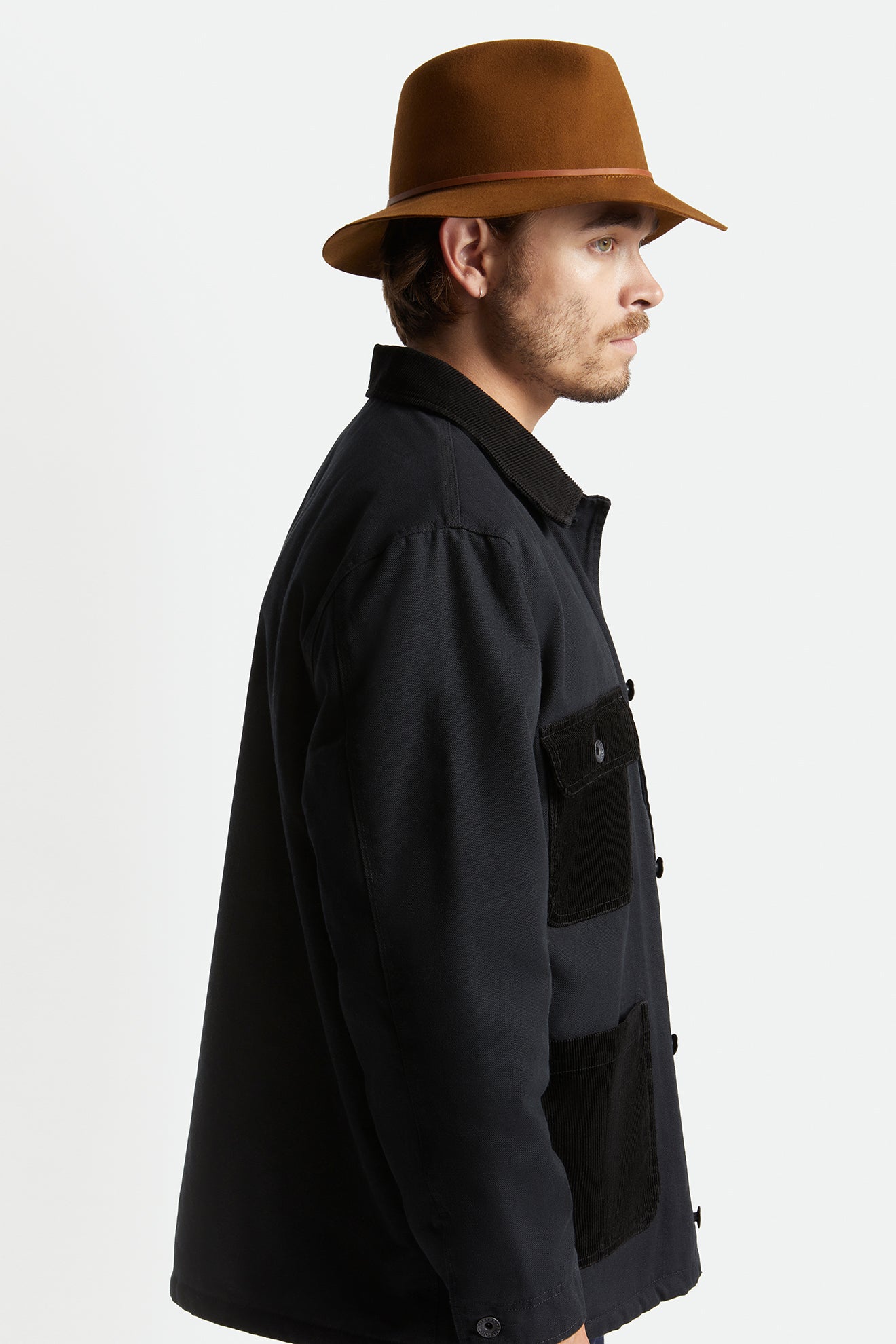 Brixton Wesley Packable Fedora フェドーラ レディース コー​​ヒー | BCLNI3184