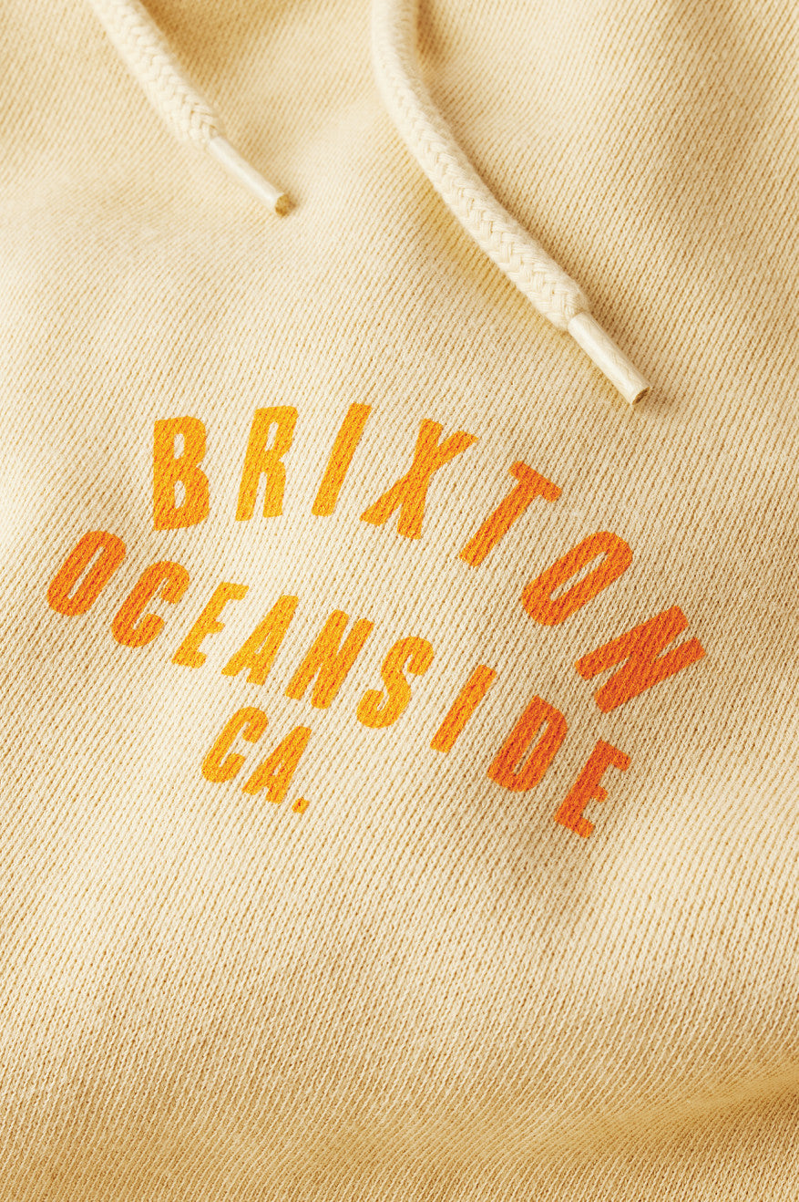 Brixton Woodburn Oceanside Fleece パーカー メンズ オレンジ | ILFYE1469