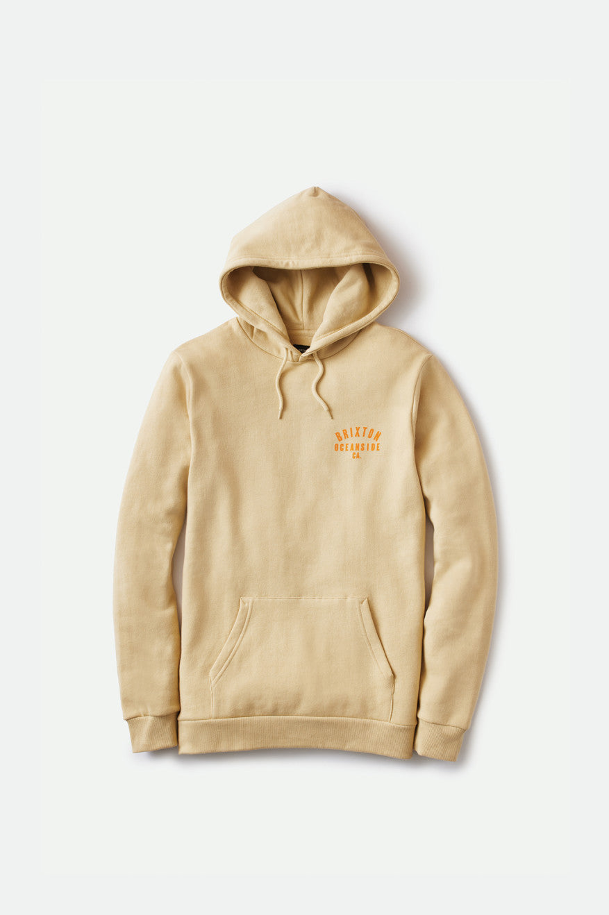 Brixton Woodburn Oceanside Fleece パーカー メンズ オレンジ | ILFYE1469